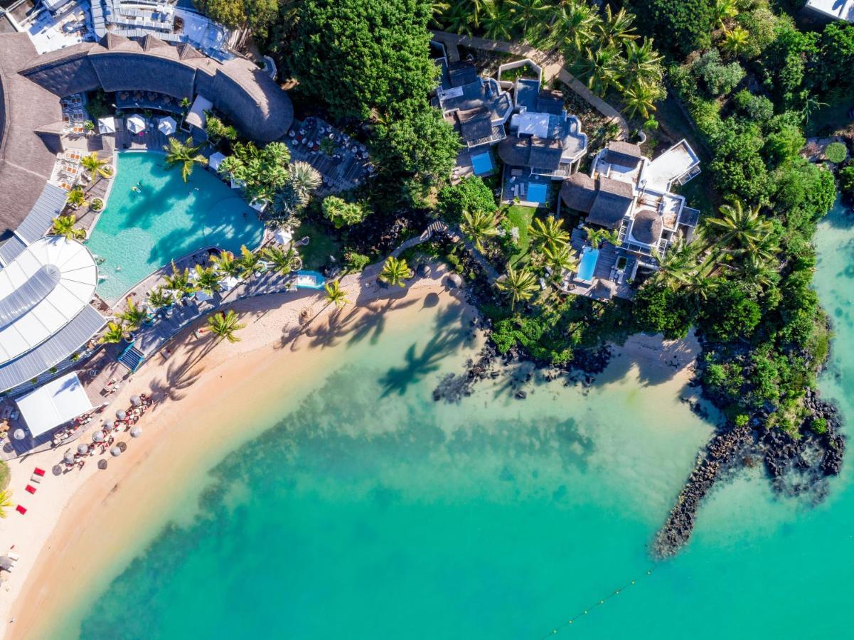 Lux* Grand Gaube Resort & Villas Экстерьер фото Aerial view of the resort